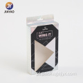Caixa de gaveta brilhante com janela transparente